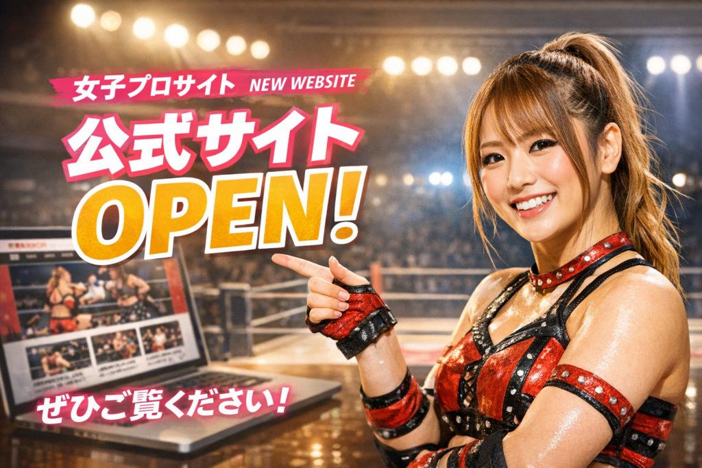 女子プロサイトOPEN！
